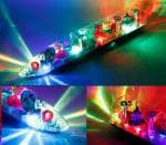 Grest Transparent Bump and Go Bullet Metro Train with 3D Lightning, Moving Gears and Music For Kids