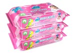 Glider Baby Wipes with Aloe-Vera , Vitamin E & Mild Fragrance (Pack of 3 (216 Wipes))