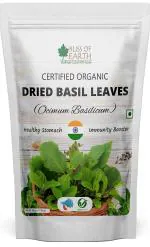 Bliss of Earth Organic Dried Basil Leaves Tulsi leafs Aromatic Culinary Delights Great for Tea, Soup, Salad Health & Immunity 50g