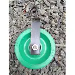 LJL Traders Simple Ball Bearing Pulley for Lifting Rope/Climbing Hanging - 4.5Inch (1 Piece)