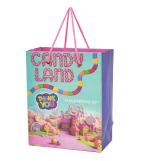 Ppj Candy Land Theme Thank You Birthday Party (10 Pcs.) Paper Carry Bag, 10 Inch X 8 Inch X 4 Inch Return Gift/Happy Birthday/Return Gifts/Gifts/Gift Bags/Gift Covers(Pack Of 10)