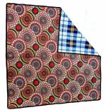 REKARDO Food Mat for Bed Reversible, Food Mat Bed Server, PVC Waterproof Bed Server/Food Mat/Bedsheet Protector/Waterproof Bed Server Food Mat - 36x36 inches, Design 6