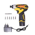 Maf Pro Cidli1270 12V Li-Ion Reversible Variable Speed Cordless Screwdriver, Yellow