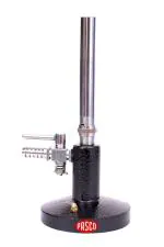 Pasco Brass Bunsen Burner With Stop Cock And Brass Pipe For Lab Use