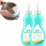 KAVYANSH Kitchen Tools Gel Cleaner for Cookware Bottom of The Pot Black Scale Cleaner,Kitchen Metal Polishing Cleaner, Magic Pot and Pan Cleaner Gel Pot Bottom Cleaner Black Stainless Steel Remover Household Heavy Oil Burnt Stains Cleaning Supplies 2 Pcs
