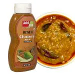 Add me Homemade Methi Dana Chutney 210g, Spicy Mango Pickle Paste and Marinade Hing Methi ki Chutney