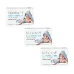 Maxisoft Baby Syndet Bar (75 gm - Pack Of 3)|With Aloe Vera, Almond Oil, Olive Oil, Vitamin E, Coconut Oil, Shea Butter, Jojoba Oil, Avocado Oil & Tea Tree Oil|pH 5.5|Paraben Free (75 gm - Pack Of 3)