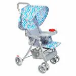 Mee Mee Baby Stroller / Baby Pram with Removable Feeding Tray,Stylish Buggy,for 0-3 Years Baby/Kids3 Recline Position Stroller (Blue)