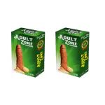Adult Zone Washable & Reusable - Extra Long- Extra Thick 6 Inch Attractive Condom pack of 2