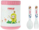Farlin 500cc Yammy Warmer Can Large - Pink (Baby Food Storage Container)