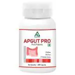 Aplomb ApGut Pro, Pre & Pro Biotics Supplement 10 Billion CFU For Men & Women with 7 Strains-Gut Support, Digestion, Detox & Cleanse-60 Vegetarian Capsules