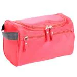 FRIJVEN Cosmetic Organizer Makeup Pouch Toiletry Kit Bag for Women and Girls Travel Pouch (Blue) (Medium, Baby Pink)