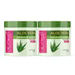 Biofresh Aloe Vera Face & Body Massage Scrub for Moisturizing Smooth Scrub for Smooth Skin (Pack of 2)