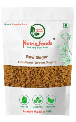 Nutriefoods Raw Brown Sugar | Unrefined, 100% Chemical Free and Natural | Organically Processed (Brown Color)(800 gm)