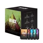 Rage Coffee - 3.25 GMS x 40 Sachet Shots Assorted - Premium Arabica Instant Coffee (Pack of 4)