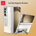 Star Craftune Samsung Galaxy Z Fold5 5G Xundd Electroplating Phone Case Anti-Drop Ultra Clear Hard PC Phone Cover - Silver