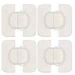 SYGA Child Safety Locks- Refrigerators Fridge,Freezer, Doors, Cabinet, Drawers, Baby Proof Locks Latches Catch Toddler Baby Safety - Set of 4