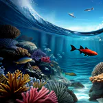 Love Creation 12x18 Size poster print for creative wall art- ocean-adventure-board-game-8557(Non Sticker)