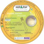 NABARNA Traditional Spicy Ready to Fry Special Rashi Pampad / Papad , 200 Gram