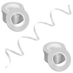 Zyozique 6 Pcs Curling Ribbons For Balloons Party Decoration 5 Meters Gold Crimped Curling Ribbon Shiny Balloon String Roll Gift Wrapping Ribbon For P