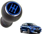 WolkomHome Led Gear Knob Shift with Blue Light Manual Transmission Gear Shifting Knob Black Color for Maruti Baleno