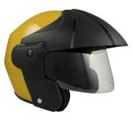 Sage Square Power (ISI Certified ) Scooty Helmet Open Face (M - M, Khaki Glossy)