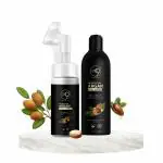 Oxi9 Essential Moroccan Argan Foaming Facewash 150 ml For Cleansing , Refreshing Skin And Moroccan Argan Lotion 200 ml For Glowing , Soft Skin