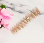 Gleevia Acrylic Multicolor 24 Tips Pre-Designed Reusable Fake Nails With Glue, Pusher And Filer - Presson464