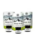 NUTRI HERBS Pure Himalayan Shilajit Resin: Natural Energy Boost (15g Pack of 3)