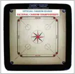 Siscaa Champion Sure Slam Premium Babul Wood Brown Carrom Board, 3 inch (pack of 4)