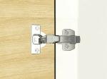 Hettich Onsys 4447i, Door Hinge with Mounting Plates & Cover Caps (for Door Thickness 14 - 25 mm : 16 Crank)