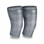 Leeford Soft Designer Knee Cap Grey (Size -S) - 4-Way Stretch with Cotton Knit Lining for Pain Relief, Support, and Stability