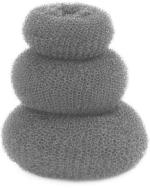 LYTIX Black Synthetic Hair Puff Up Volumizer Bun Maker Hair Donuts (Pack of 3)
