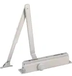 Harrison RM700-1561 Automatic Hydraulic Door Closer | Mild Steel Material | Double Speed Adjustment | Door/Frame Mounting | Suitable for Home, Office, Hotel, Restaurant, | Silver Finish | Weight Capacity 45kg to 65kg | Up to 180 degree Opening Doors |