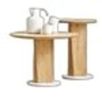 XPORTCRAFT.COM X-Store | Set of Two Coffee Table with Marble Top