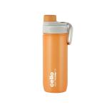 Cello Pop Vacuum Insulated Flask | Hot And Cold Water Bottle | Double Walled Sports Bottle For Travel, Home, Office, School | 600Ml, Orange