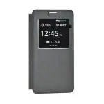 Coverage Window cut stand view Light weight leather Flip Cover for Mi Redmi 2 Prime - Black