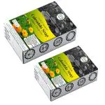 BEAUTIMANIA Herbal ,Handmade & Natural Calendula Soap (Sulphate and Paraben Free) Pack of 2