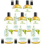 Homeda Premium Cold Pressed Olive Oil (1000 ml) For Hair Growth, Skin, Face, Body, Women - Extra Virgin 100% Pure - Jaitun Oil