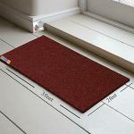AMRO HOME NEEDS Rectangular Burgundy PVC Door Mat 91.4 x 6.1 cm