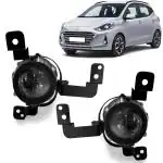 Kingsway Car Fog Lights/Lamps with Bezel and Wiring for Hyundai Grand I10 Nios, Model Year : 2019 Onwards, Material: ABS / PVC, 55W, 12V DC, Color : Yellow, Set of 2 Piece (Left / Right)