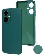 Jkobi Smooth Green Silicone Mobile Back Cover for Tecno Camon 19 Pro (8.8 x 1.5 x 17 cm)