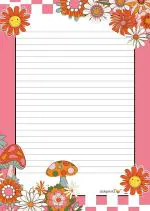 Askprints ART & CRAFT DESIGNER SHEETS FOR PROJECT/ASSIGNMENT/CREATIVE WORK Ruled A4 100 gsm Multipurpose Paper (AP-2001)