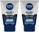 Nivea all in one face wash for men pack of 2