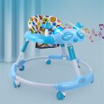 NHR Kitty Baby Walker with Music & Rotation Wheels, Activity Walker for 0 to 2 years Kids (Skyblue)