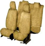 Crokrok Beige Cotton Car Seat Cover for Hyundai Creta (Pack of 5)