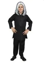 Kaku Fancy Dresses Polyester Apj Abdul Kalam Costume For Boys For Republic Day & Independence Day | National Hero School Annual Function Fancy Dress Competition - Black, 7-8 Years