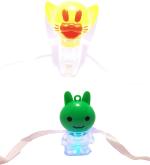Kavim Kids RA 22194 Plastic (PVC) Rakhi Set (Micky torch, Teddy Bear two light Kid's Rakhi)