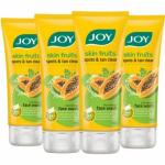 Joy Skin Fruits Spots & Tan Clear (Papaya)(Pack of 4 x 50 ml) Face Wash (200 ml)