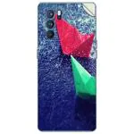 GADGETSWRAP Printed Vinyl Skin Sticker for Oppo Reno 6 Pro - Paper Boat